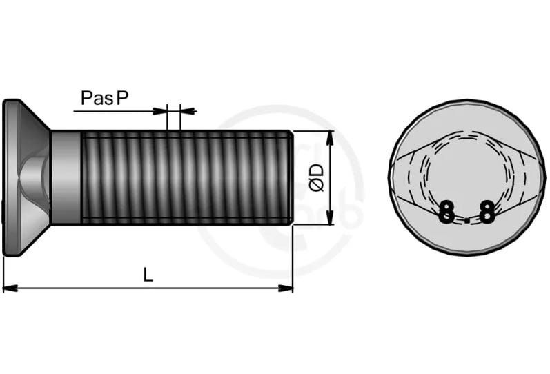 BL17840 AC Schraube 12x35 TF 2 ERGOTS - BTF2E1235