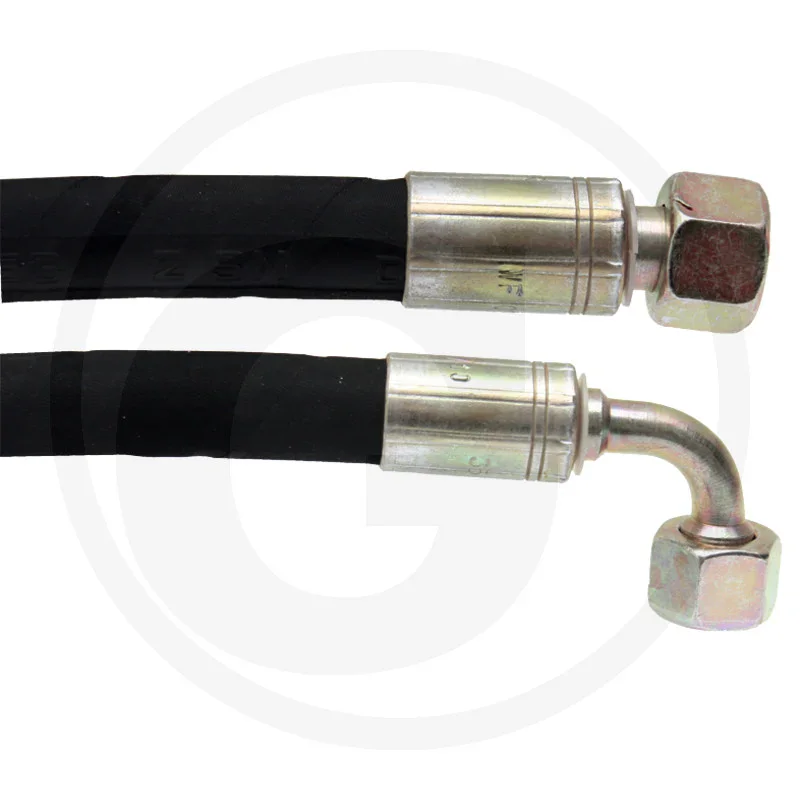 flexible_hose, Schlauch_boden, Metallverschraubungen, Mutter_Bolt, verbogenes_Elbow