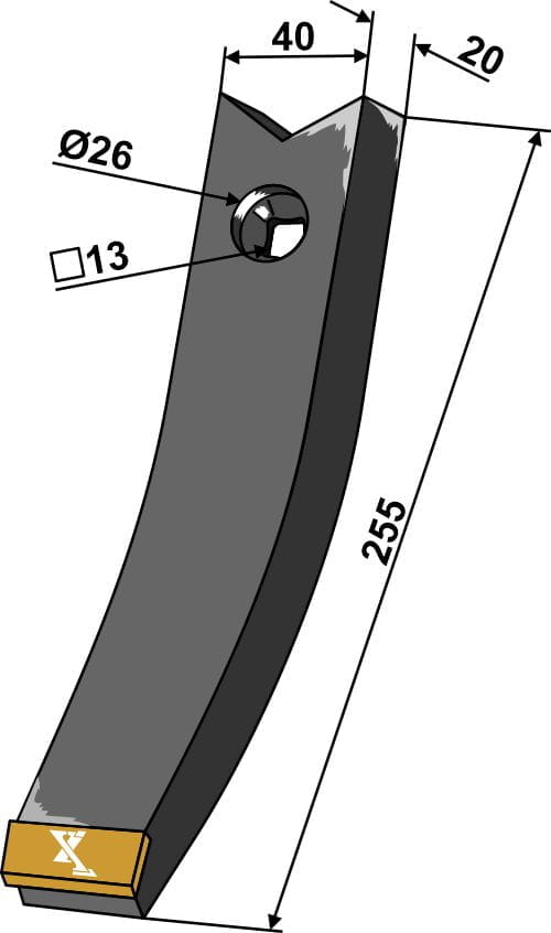 BL28875 Scharspitze verstärkt - passend zu Farmet Duolent / Triolent / Turbulent - 4007998