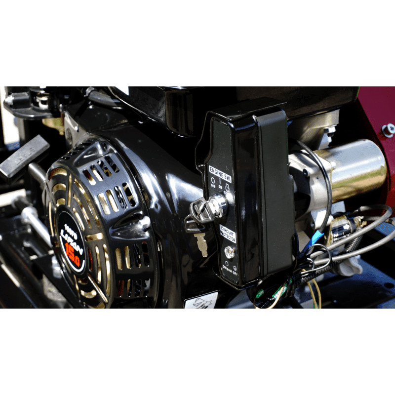 Remet CNC Holzhacker RS-120 Anhänger – 15 PS Benzinmotor & Straßenzulassung