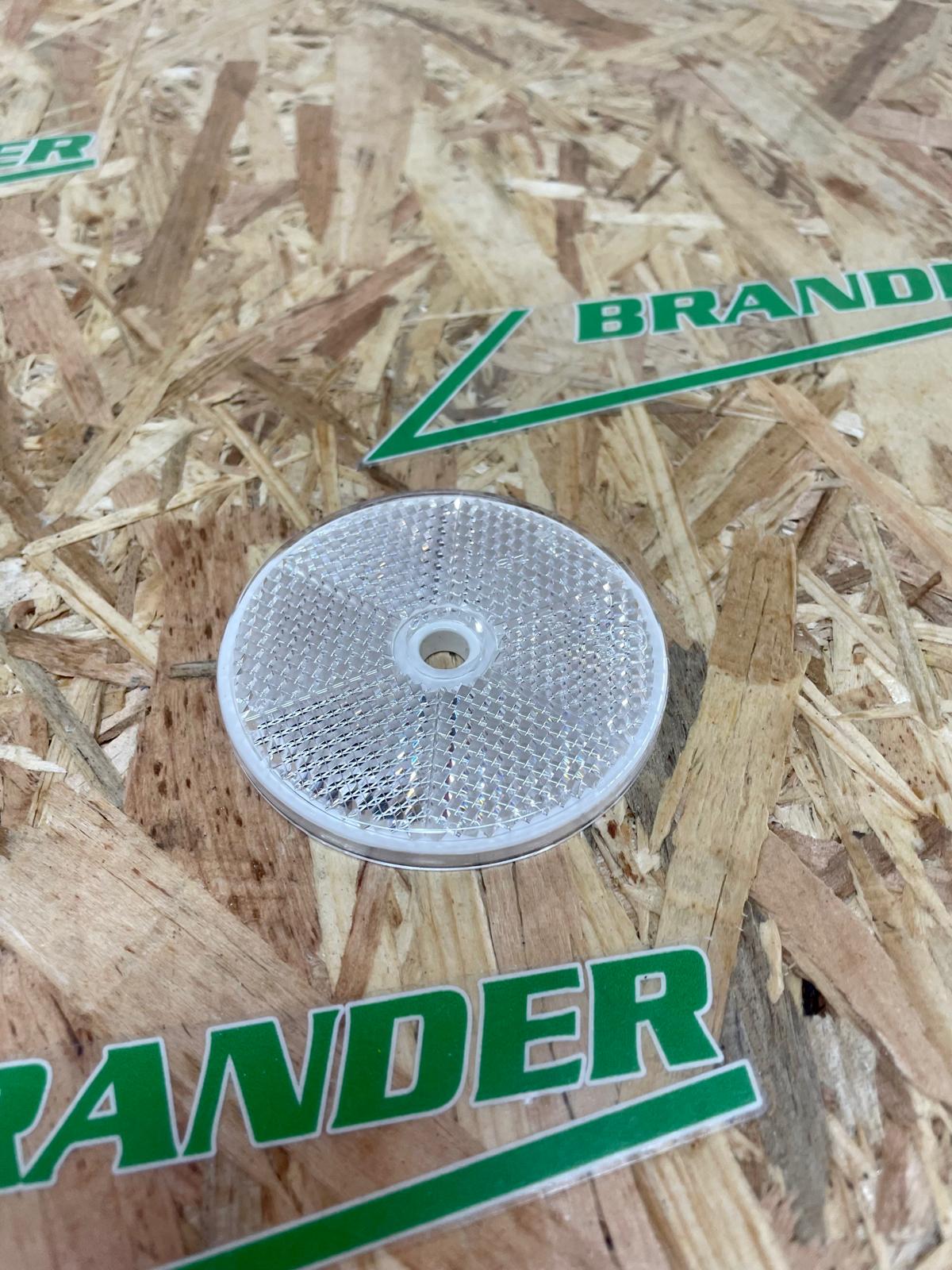 HELLA Rückstrahler 60mm - weiß