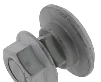 Klingenschraube mit Mutter - passend zu Fella SM 165, 206, 210, 215, 216, 240, 270, 300, 320, 400, 410