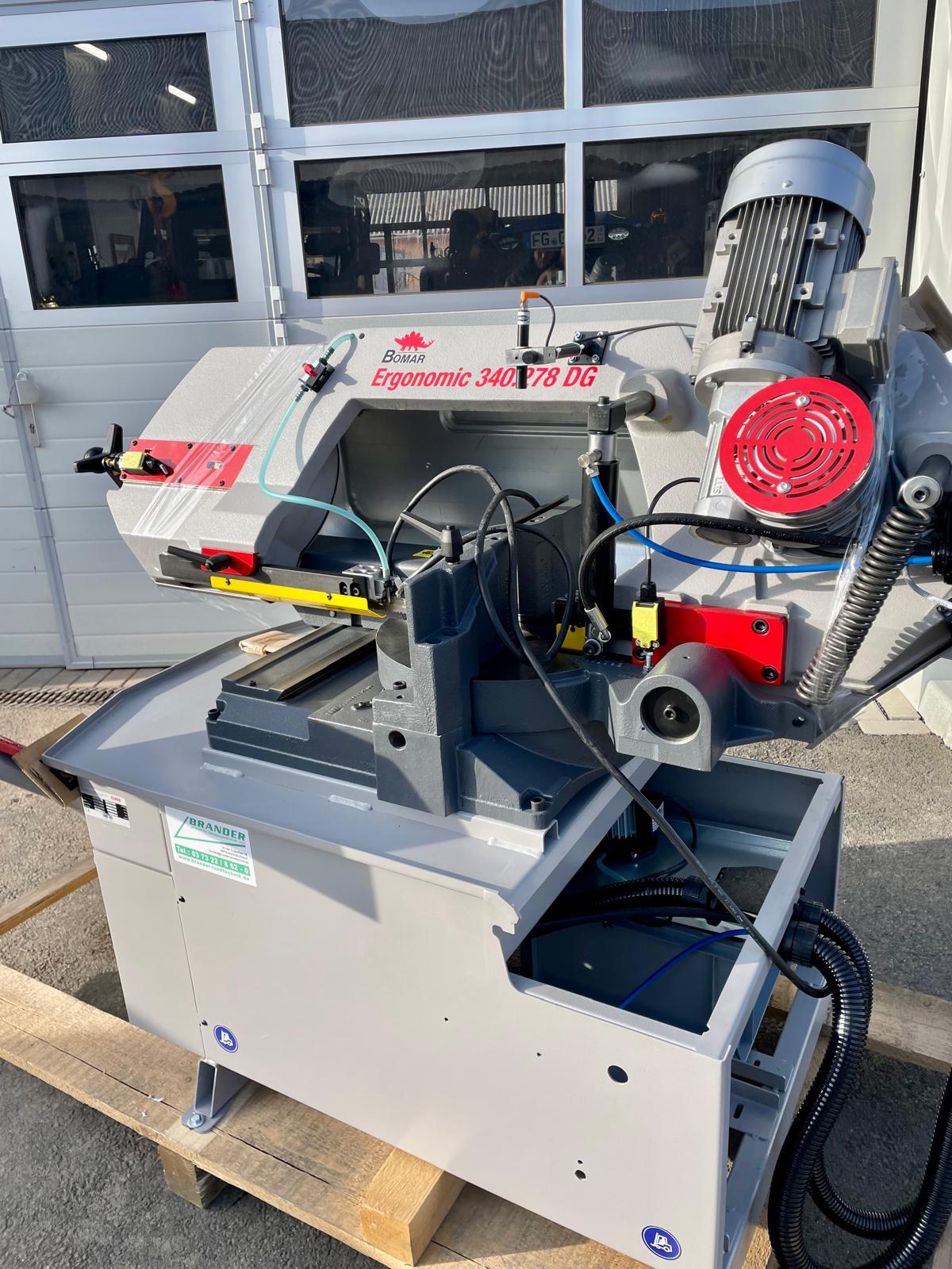 BOMAR Ergonomic 340.278 DG Metallbandsäge mit Frequenzantrieb & 340x275 mm Schnittbereich