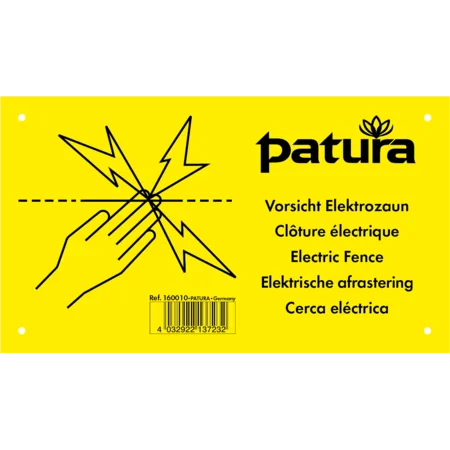 Warning sign "Electric fence"