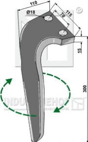 BL27534 Kreiseleggenzinken, rechte Ausführung