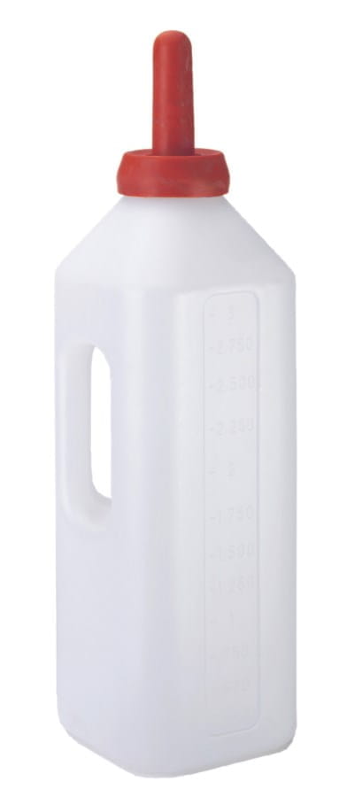 Kerbl MIlchflasche mit Haltegriff eckig - 3L