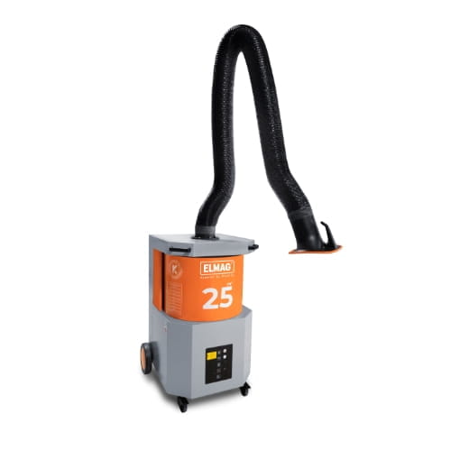 BLE58701 Schweißrauch Absauganlage fahrbar, Filterfläche 25m² - 3m Absaugarm, Ø150mm