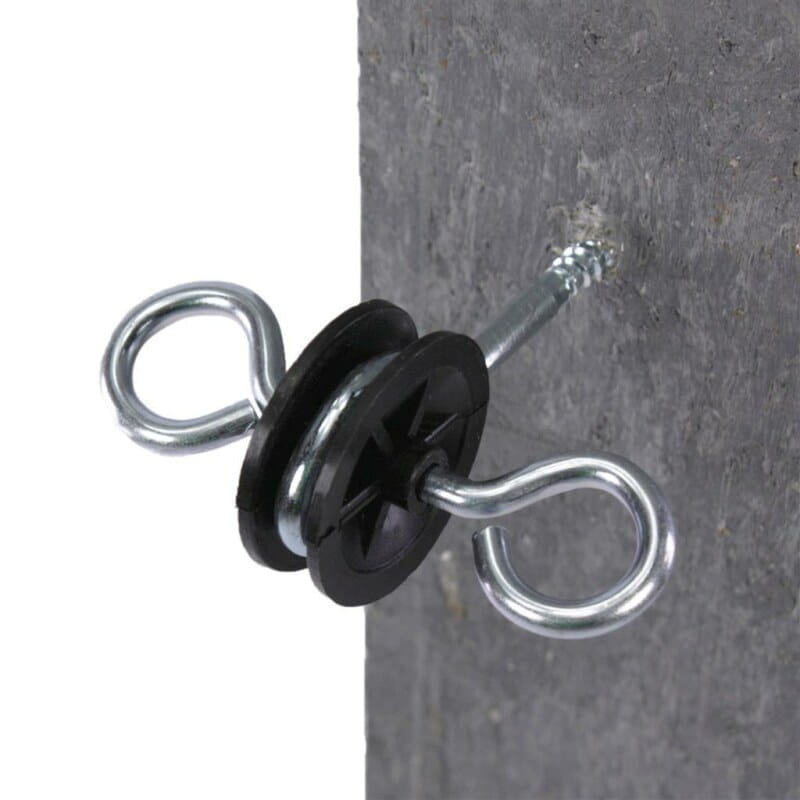 10x Torgriffisolator mit 2 Einhängeösen