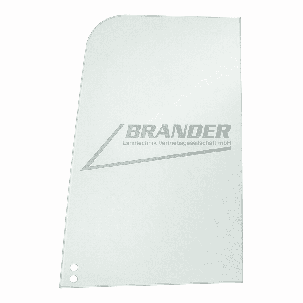 Seitenscheibe / Schiebefenster rechts vorne - passend zu Yanmar SV15, SV16, SV17, SV18, SV20, SV22, SV26