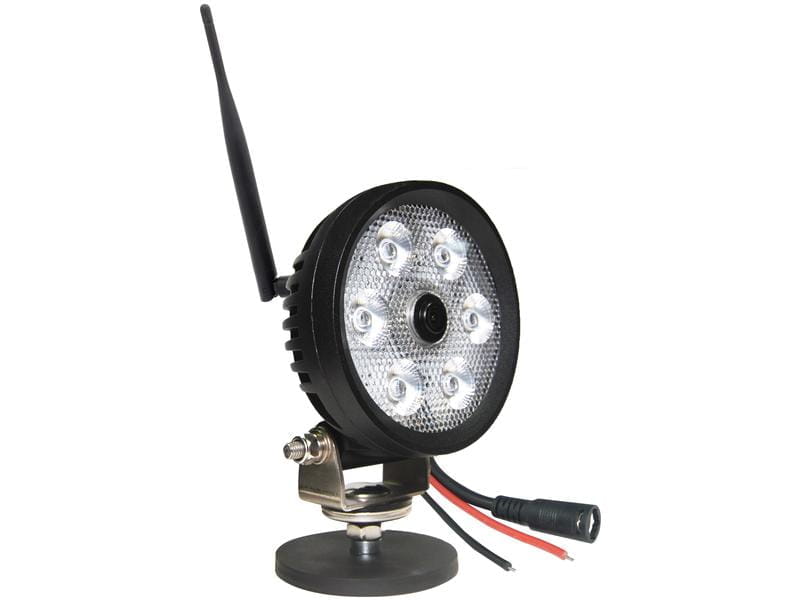 LED work light with built-in camera, wireless, 10-32V