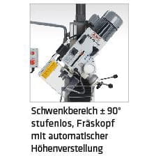 Elmag Getriebe Fräs- und Bohrmaschine MFB 45 GLH