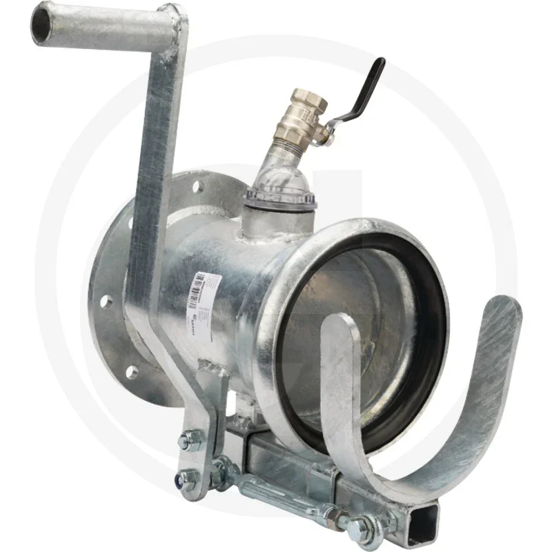 Perrot quick coupler system 6" with round flange - lever on the left