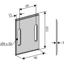 BL3094 Abstreiferblech