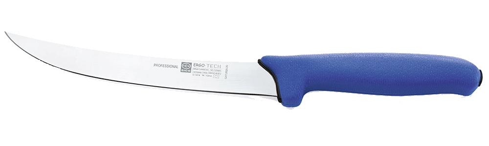 chef knife, paring knife, blue handle, stainless steel, knife blade