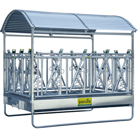 BLP303536 Patura Großballenraufe - mit Sicherheits-Fangfressgittern