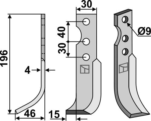 BL6274 Fräsmesser L - passend zu Solo 5043158