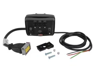 ARAG Schaltkasten Serie 4669, 3+2 Wege mit 3 Teilbreiten, Hauptschalter und elektrische Druckeinstellung