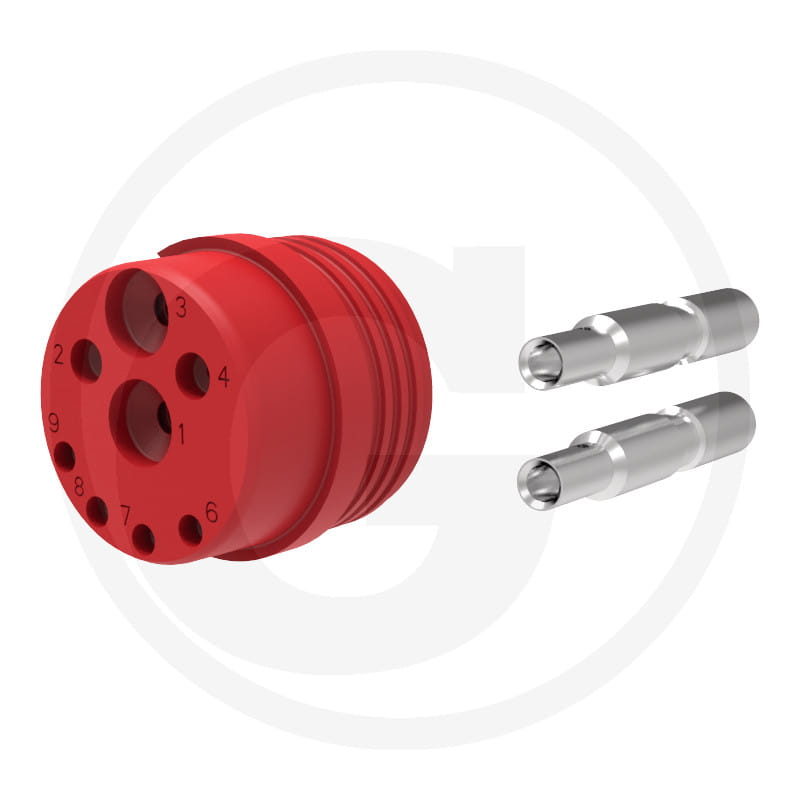 ERICH JAEGER Kontaktdichtung mit PWR Kontakten Crimpkontakte, für max. Aderquerschnitt von 16,0 mm²