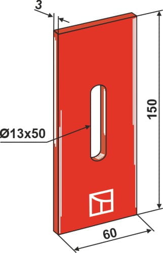 BL30267 Abstreiferblech für Packerwalzen