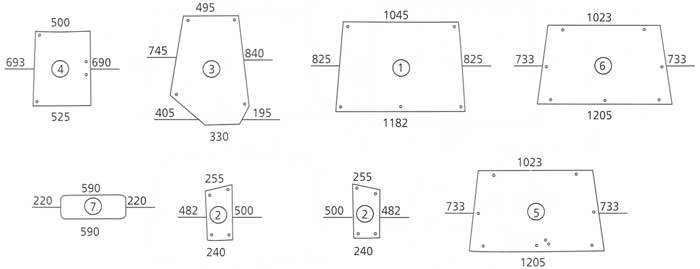 BL16755 Heckscheibe unten