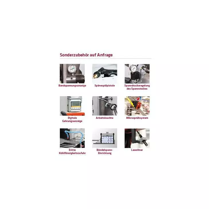 BOMAR Workline 510.350 DGH Metall-Bandsägemaschine | 510x350 mm Schnittbereich & Frequenzsteuerung