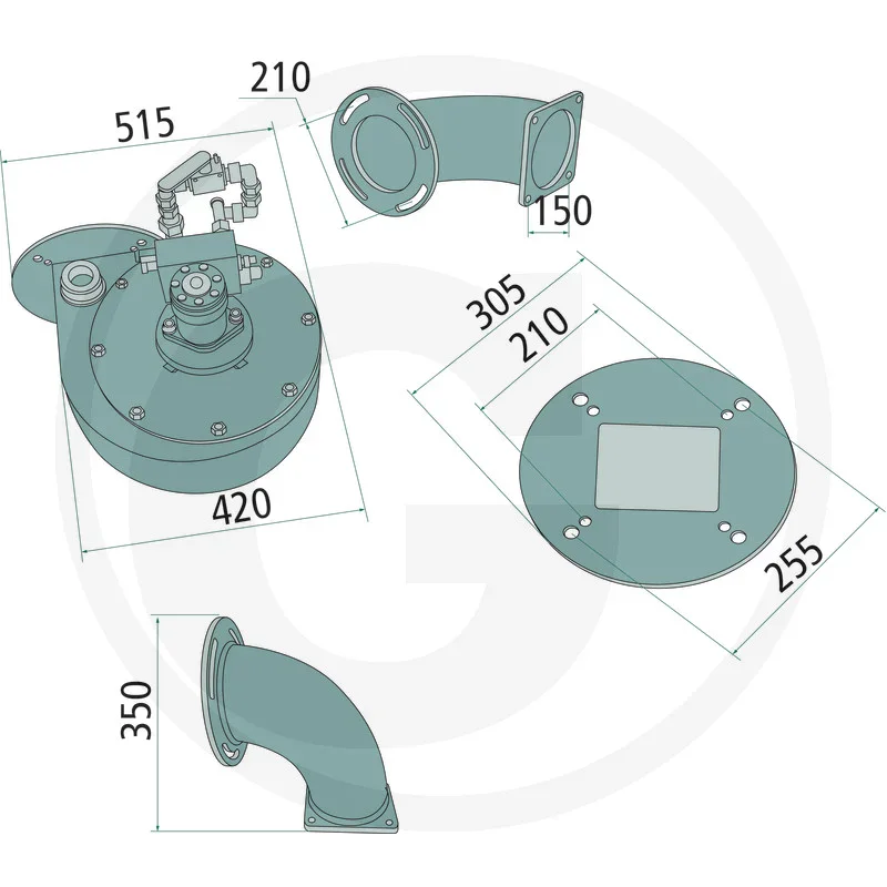 SET Turbobefüller 6" - 4000 - 4500 l/min