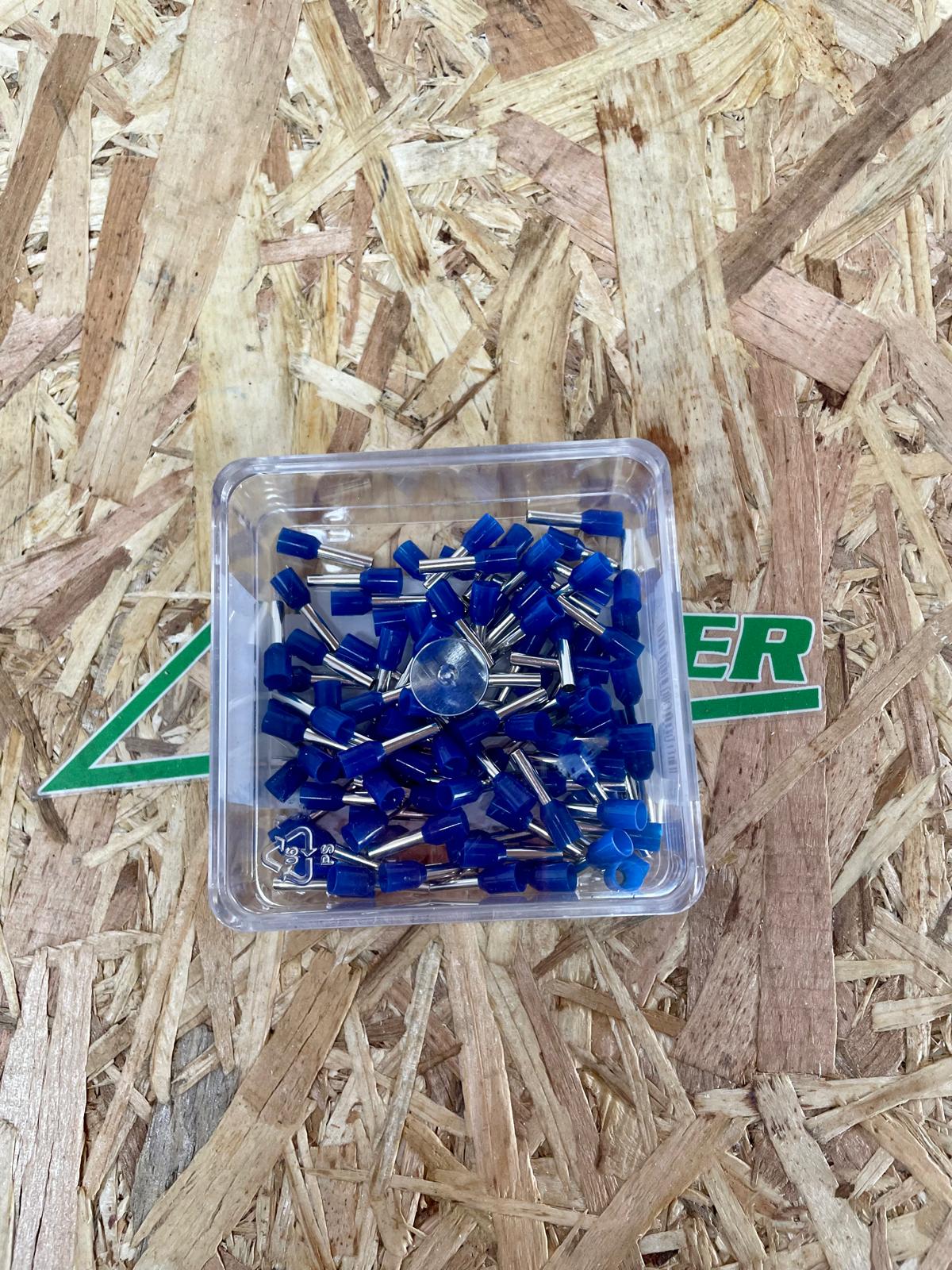100x Kabelendhülsen 2,5mm² - blau