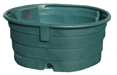 EMP pasture trough 600 L with inner rim | (L x W x H): 1400 x 1170 x 600 mm