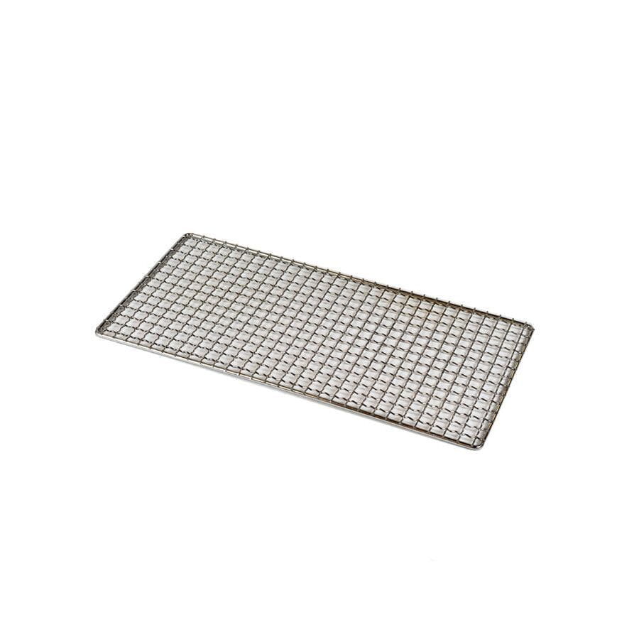 YAKINIKU Edelstahlrost eckig 400 × 200 mm – Grillrost & Ersatzrost für Shichirin, Konro & Yakitori Tischgrill
