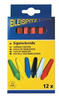 Lead point chalk black - 12 pieces