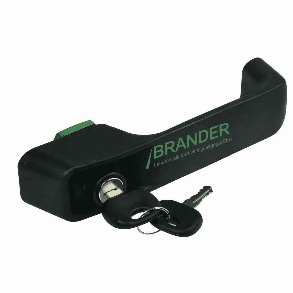 Door handle with key - suitable for Deutz-Fahr AgroXtra, Agroprima, Agrostar, DX3