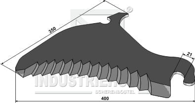 BL29799 Ladewagenmesser 5mm - passend zu Pöttinger 434.135