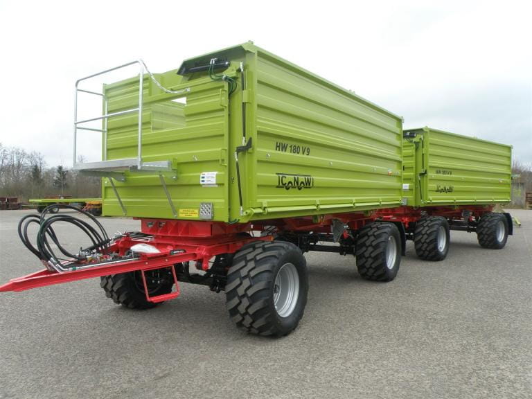Anhänger Conow HW180 V9 | 18t Nutzlast | 19,8m³ Ladevolumen | Hydraulische Bordwand – Effizient & robust