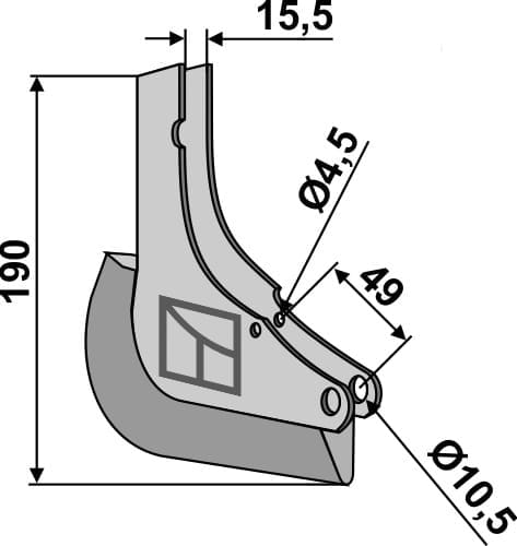 BL29353 Metall Säschar - passend zu Kleine Unicorn 3 - 810210, KL810210, 1545025