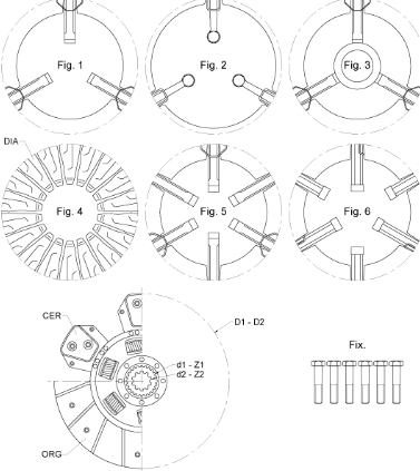 Double clutch 280/250