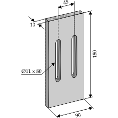 BL3151 Greenflex Kunststoff-Abstreifer
