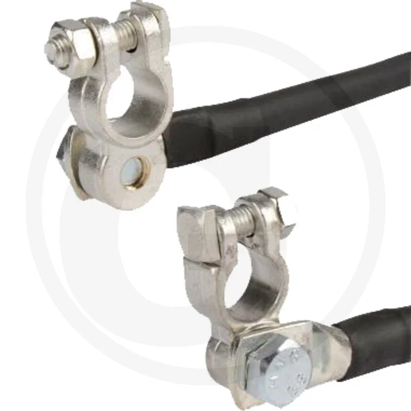 Battery cable with two clamps 250mm - 50 mm²