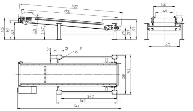 Förderband für Backenbrecher B300 | Materialtransport & Recycling