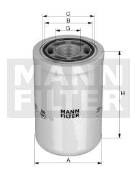 BLWH9807 Mann Filter WH980/7 Wechselfilter