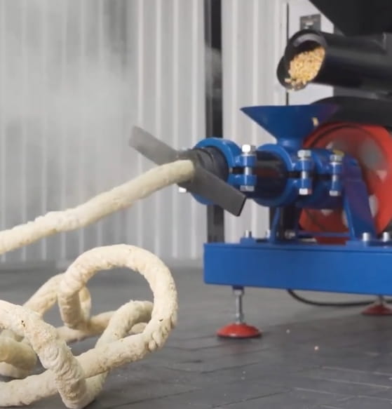 Getreideextruder 200kg/h - Anschluss 400V / 18.5kW