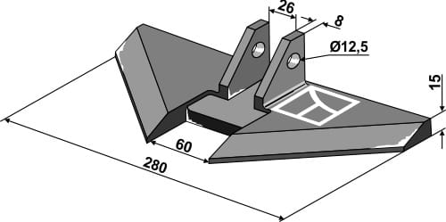 BL28914 Tiefenlockerer Flügelschar - passend zu Gregoire Besson Discodent - 107802500