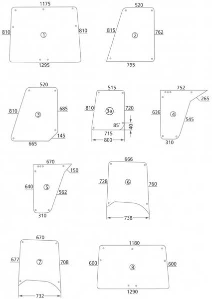 BL16327 Seitenscheibe