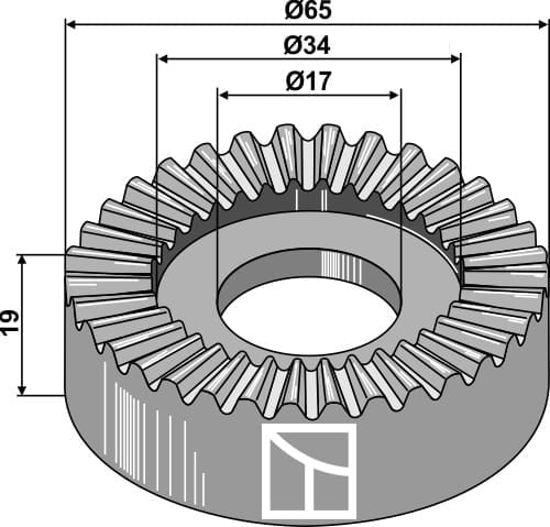 660-102 Klemmverstellscheibe 21 Zähne