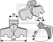 BL4007 Hammerschlegel für Chabas