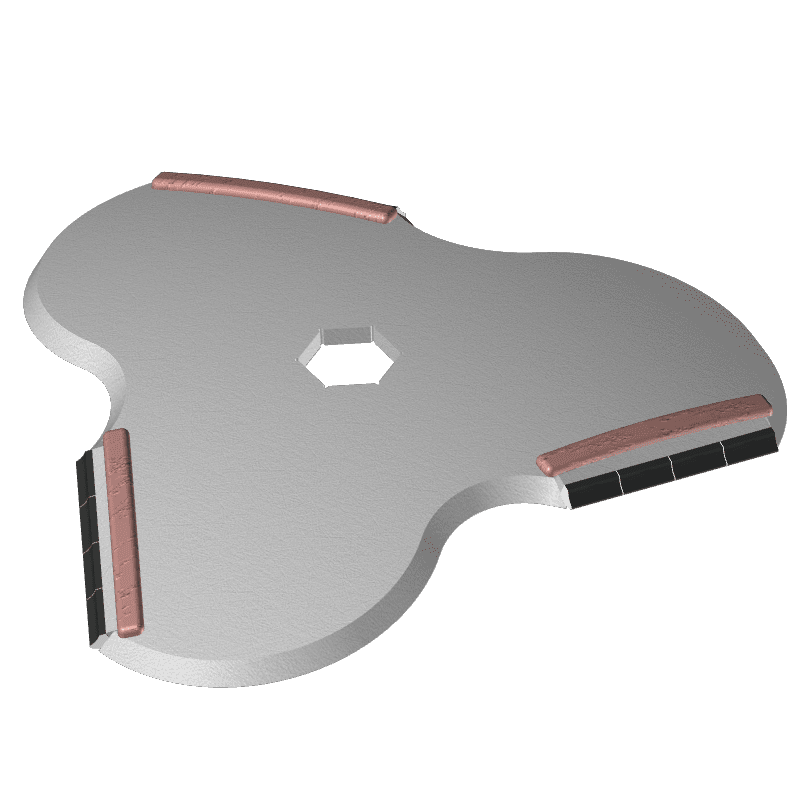 BL41529 AC Mähmesser Hartmetall - passend zu Vigne Petalmatic Boisselet 350mm - 333748G