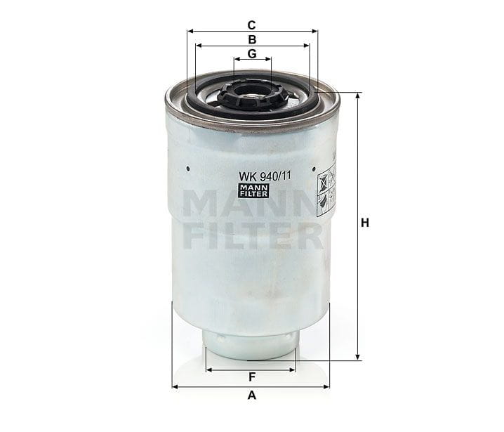 BLWK94011X Mann Filter WK940/11X - Kraftstofffilter