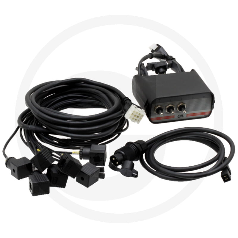 Ölprüfgerät, Diagnosegerät, Kabelsatz, schwarze Kabel, Mehrfachstecker