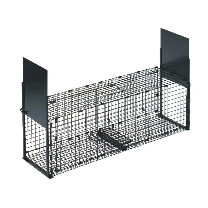 Piège à animaux / Piège à renards / Piège vivant pliable - 100x30x34cm