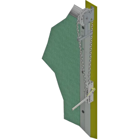 Patura high-speed door with guide rails - Width: 4.00 m