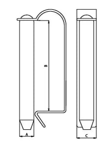 Zinc-plated spring locking pins - 12x55mm